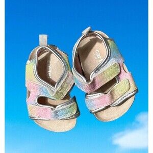 Carter’s Baby Open Toe‎ Sandals Rainbow Size 3